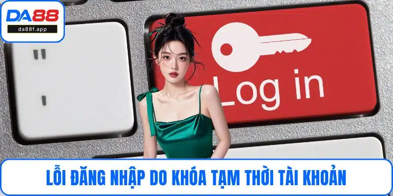 Lỗi đăng nhập do khóa tạm thời tài khoản